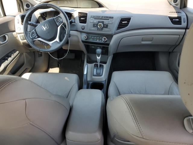 19XFB2F91CE371508 - 2012 HONDA CIVIC EXL BLACK photo 8