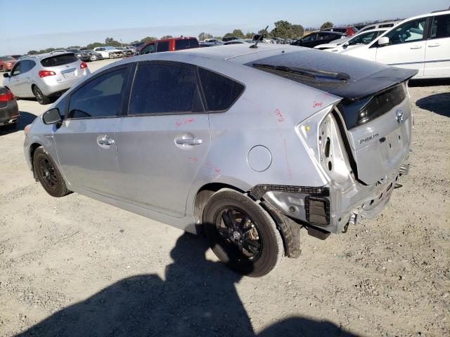 JTDKN3DUXC5439514 - 2012 TOYOTA PRIUS ვერცხლისფერი ფოტო 2