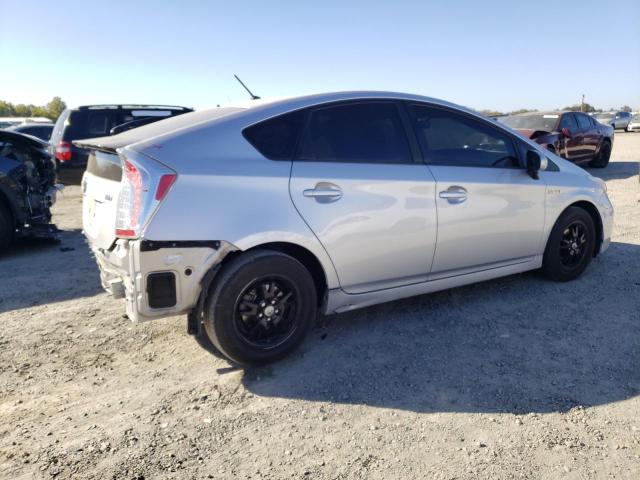 JTDKN3DUXC5439514 - 2012 TOYOTA PRIUS ვერცხლისფერი ფოტო 3