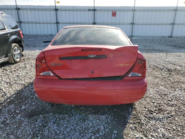 1FAFP33P32W224143 - 2002 FORD FOCUS LX RED photo 6