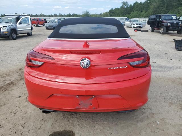 W04WJ3N54KG300805 - 2019 BUICK CASCADA SPORT TOURING RED photo 6