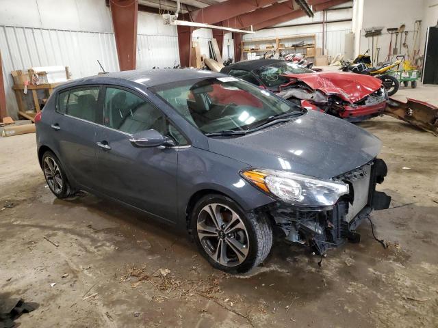 KNAFX5A89G5626471 - 2016 KIA FORTE EX BLUE photo 4