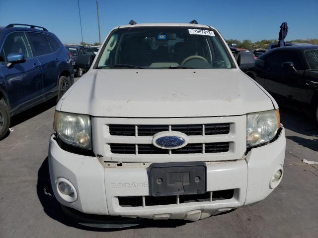 1FMCU49359KB19620 - 2009 FORD ESCAPE HYBRID WHITE photo 5