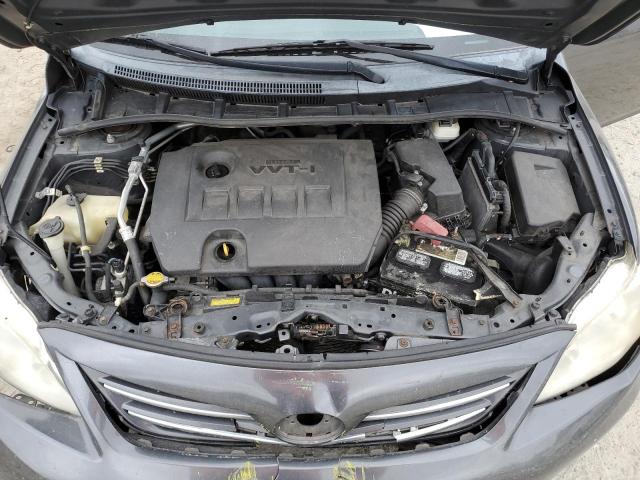 2T1BU4EE4DC016562 - 2013 TOYOTA COROLLA BASE Szary zdjęcie 11