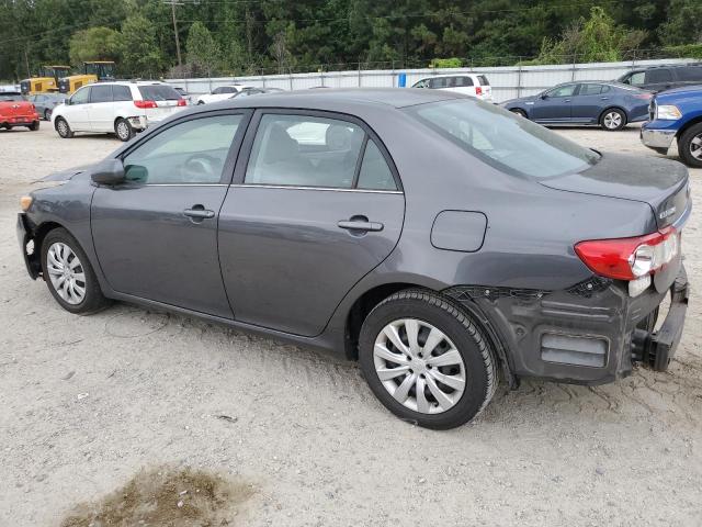 2T1BU4EE4DC016562 - 2013 TOYOTA COROLLA BASE Szary zdjęcie 2