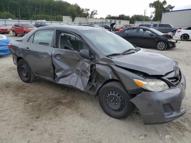 2T1BU4EE4DC016562 - 2013 TOYOTA COROLLA BASE Szary zdjęcie 4