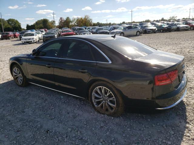 WAUAVAFDXCN015180 - 2012 AUDI A8 QUATTRO BLACK photo 2