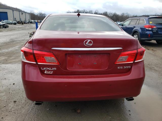 JTHBK1EG8A2356988 - 2010 LEXUS ES 350 RED photo 6