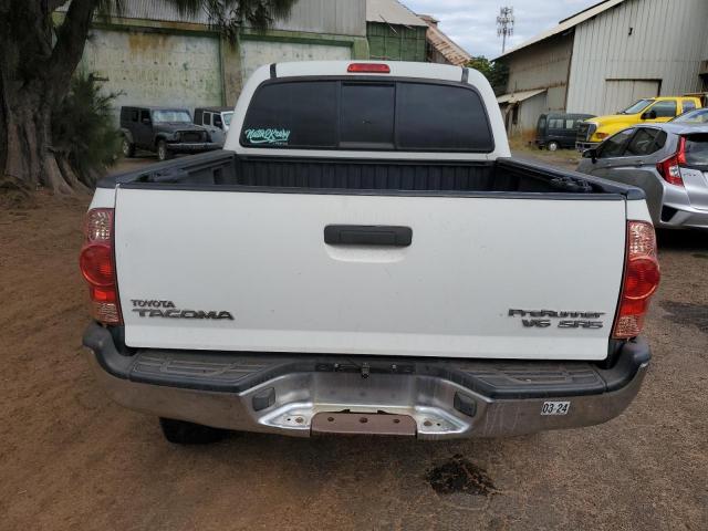 5TEJU62N68Z528075 - 2008 TOYOTA TACOMA DOUBLE CAB PRERUNNER WHITE photo 6