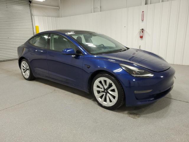 5YJ3E1EB8NF290592 - 2022 TESLA MODEL 3 Mavi foto 4