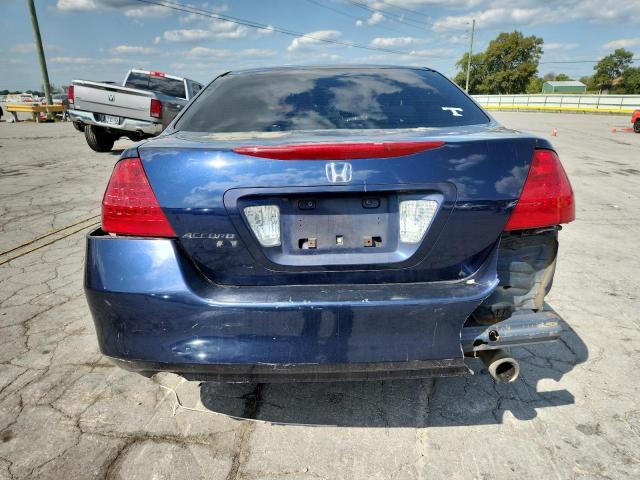 1HGCM56427A093280 - 2007 HONDA ACCORD LX BLUE photo 6