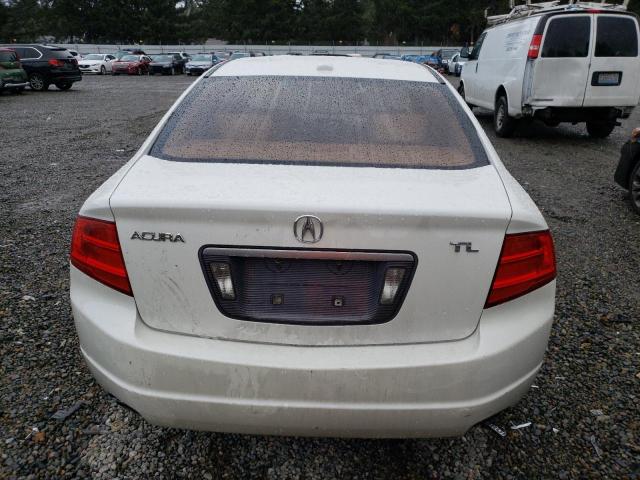 19UUA662X5A024805 - 2005 ACURA TL WHITE photo 6