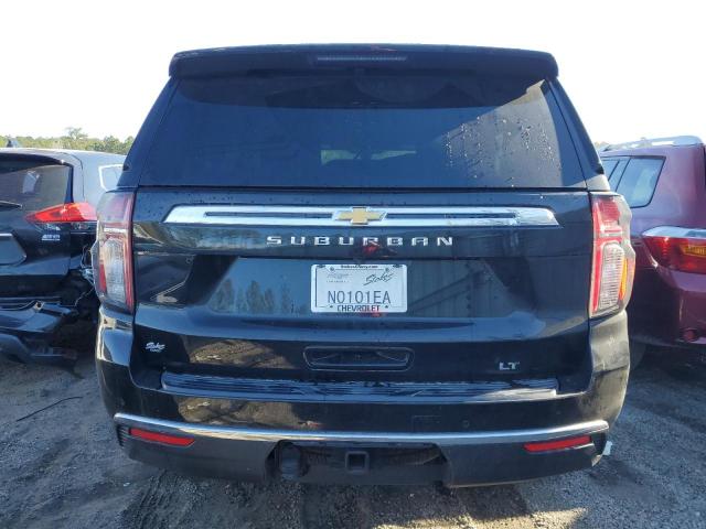 1GNSCCKD0MR267245 - 2021 CHEVROLET SUBURBAN C1500 LT BLACK photo 6