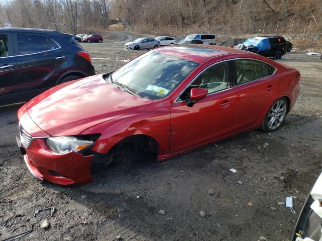 JM1GJ1W63E1134516 - 2014 MAZDA 6 GRAND TOURING RED photo 1