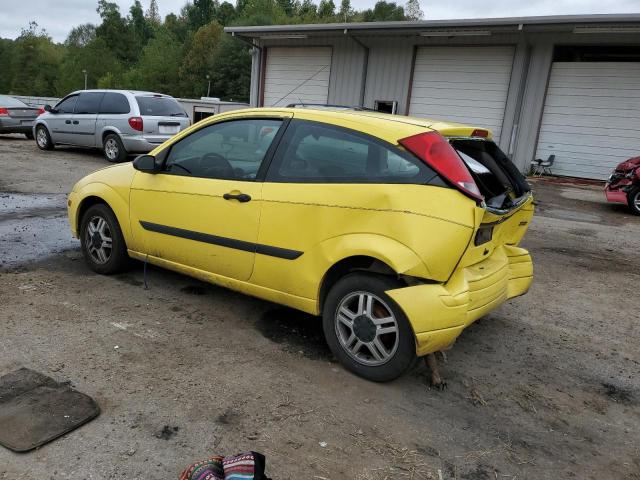 3FAFP31334R104641 - 2004 FORD FOCUS ZX3 YELLOW photo 2