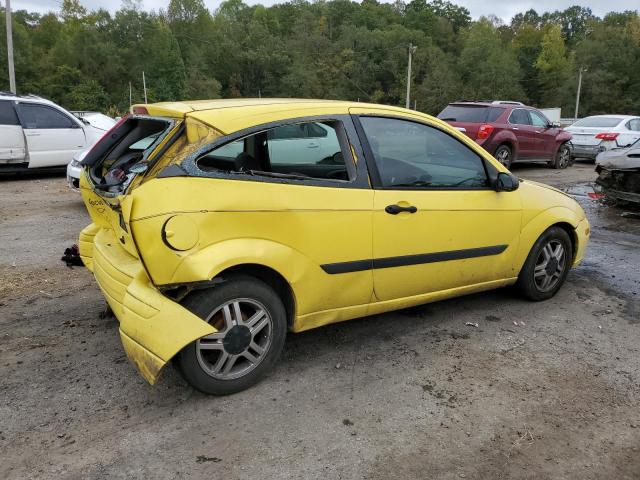 3FAFP31334R104641 - 2004 FORD FOCUS ZX3 YELLOW photo 3