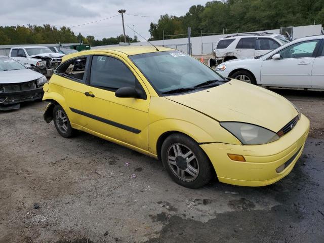3FAFP31334R104641 - 2004 FORD FOCUS ZX3 YELLOW photo 4
