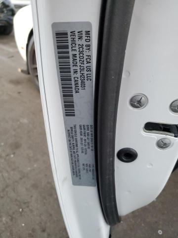 2C3CDZFJ3LH234031 - 2020 DODGE CHALLENGER R/T SCAT PACK WHITE photo 12