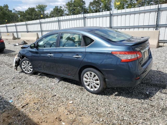 3N1AB7AP5DL796825 - 2013 NISSAN SENTRA S Niebieski zdjęcie 2