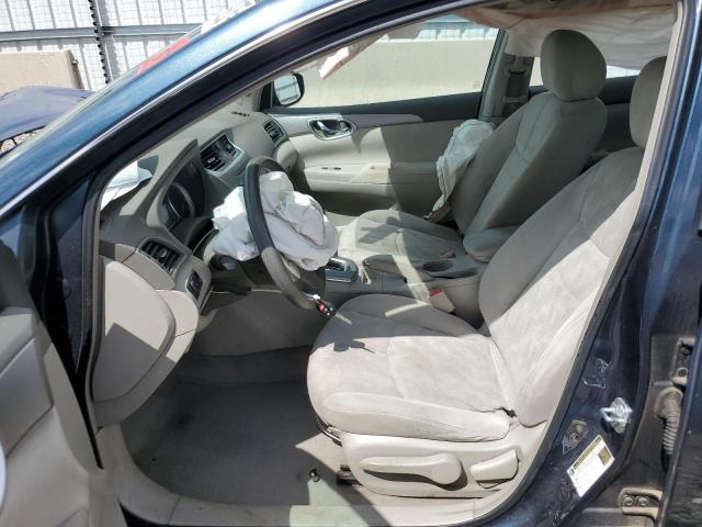 3N1AB7AP5DL796825 - 2013 NISSAN SENTRA S Niebieski zdjęcie 7