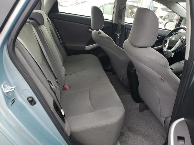JTDKN3DPXC3006300 - 2012 TOYOTA PRIUS PLUG TURQUOISE photo 10