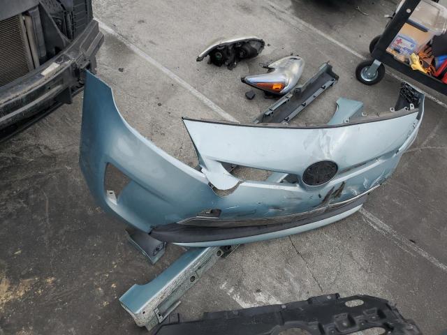 JTDKN3DPXC3006300 - 2012 TOYOTA PRIUS PLUG TURQUOISE photo 12