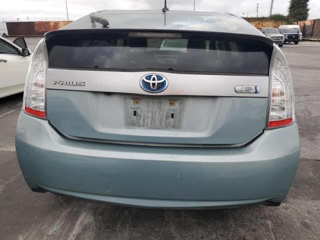 JTDKN3DPXC3006300 - 2012 TOYOTA PRIUS PLUG TURQUOISE photo 6