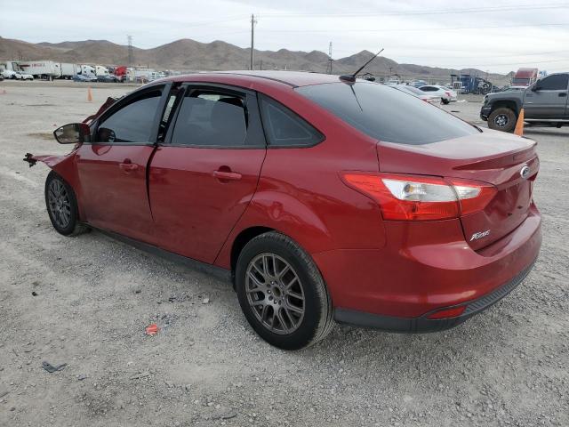 1FADP3F27DL335256 - 2013 FORD FOCUS SE RED photo 2