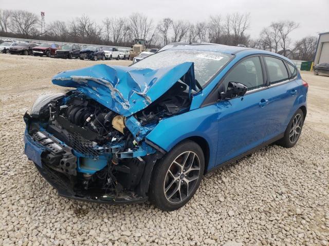 1FADP3M20HL258108 - 2017 FORD FOCUS SEL BLUE photo 1