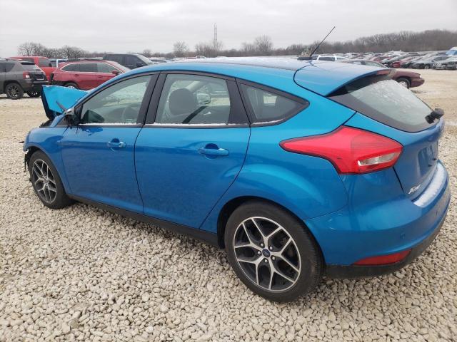 1FADP3M20HL258108 - 2017 FORD FOCUS SEL BLUE photo 2