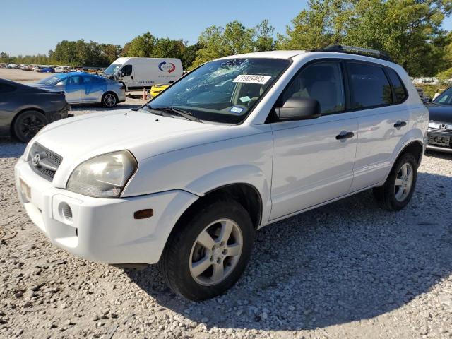 KM8JM12BX7U500825 - 2007 HYUNDAI TUCSON GLS WHITE photo 1