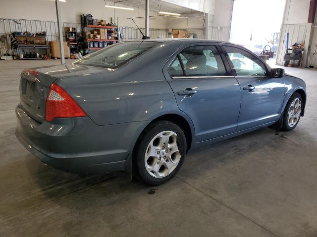 3FAHP0HG5BR201434 - 2011 FORD FUSION SE BLUE photo 3