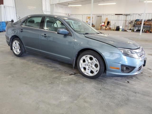 3FAHP0HG5BR201434 - 2011 FORD FUSION SE BLUE photo 4