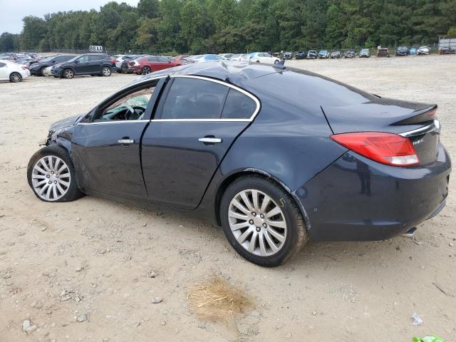 2G4GS5EVXD9222515 - 2013 BUICK REGAL PREMIUM BLUE photo 2