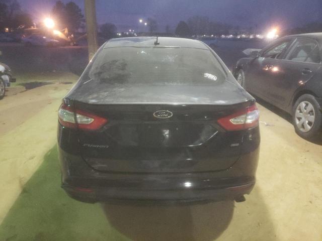 3FA6P0H77DR126276 - 2013 FORD FUSION SE BLACK photo 6