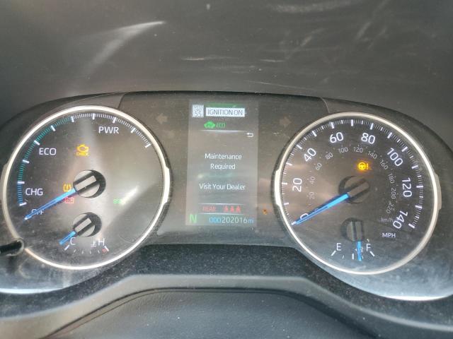 2T3RWRFVXMW117860 - 2021 TOYOTA RAV4 XLE SILVER photo 9