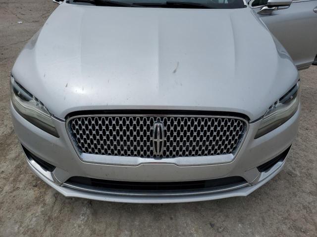 3LN6L5C93HR648450 - 2017 LINCOLN MKZ SELECT ვერცხლისფერი ფოტო 11