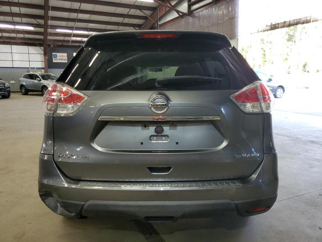 KNMAT2MV3GP697047 - 2016 NISSAN ROGUE S GRAY photo 6