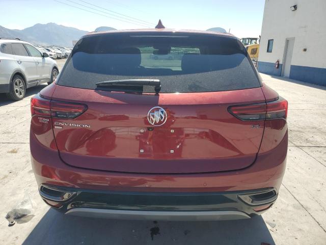 LRBFZMR48PD143180 - 2023 BUICK ENVISION PREFERRED წითელი ფოტო 6