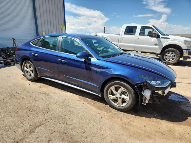 5NPEG4JAXMH117609 - 2021 HYUNDAI SONATA SE 蓝色 照片 4