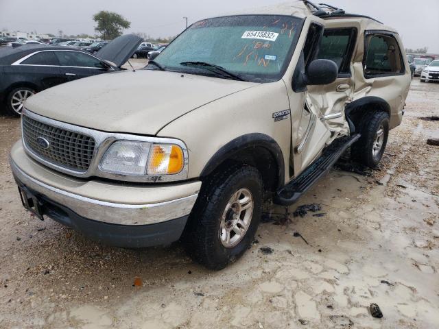 1FMRU15L5YLA36597 - 2000 FORD EXPEDITION XLT GOLD photo 2