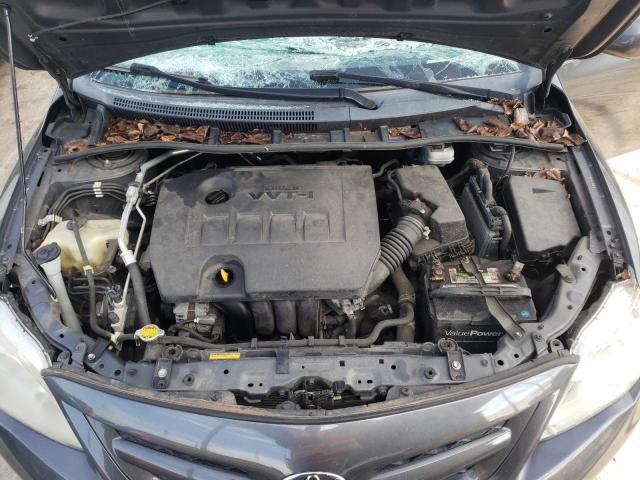 2T1BU4EE4BC634462 - 2011 TOYOTA COROLLA LE BASE GRAY photo 11