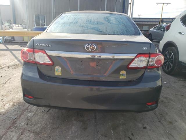 2T1BU4EE4BC634462 - 2011 TOYOTA COROLLA LE BASE GRAY photo 6