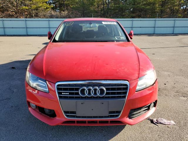 WAUKFBFLXBN023227 - 2011 AUDI A4 PRESTIGE RED photo 5