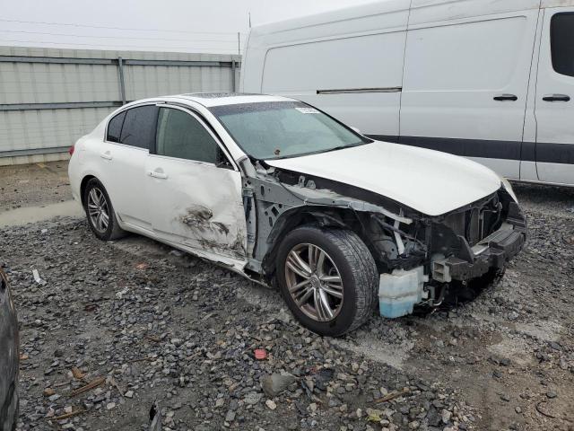 JN1CV6AP9DM305575 - 2013 INFINITI G37 BASE WHITE photo 4