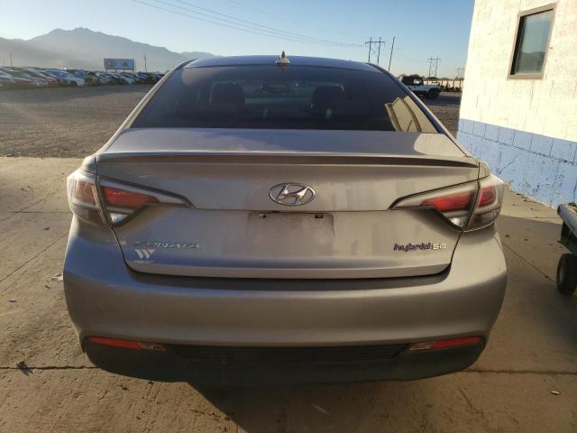 KMHE24L14GA014267 - 2016 HYUNDAI SONATA HYBRID SILVER photo 6