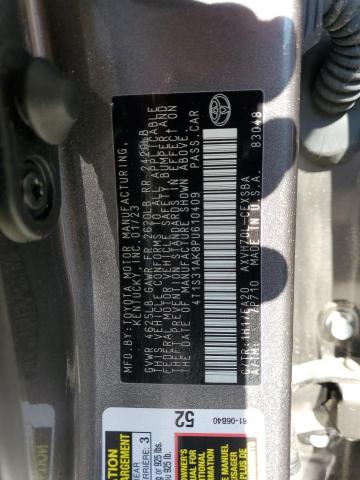 4T1S31AK8PU610409 - 2023 TOYT CAMRY SE NIGHT SHADE GRAY photo 12