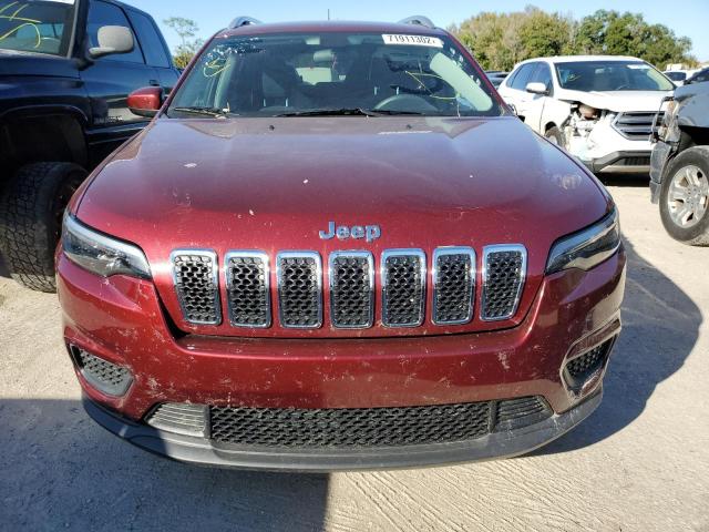 1C4PJLCB4LD541723 - 2020 JEEP CHEROKEE LATITUDE MAROON photo 5