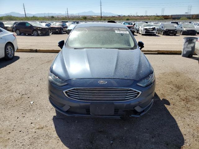 3FA6P0G76JR187292 - 2018 FORD FUSION S BLUE photo 5