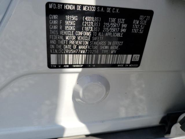 3CZRU5H77MM720256 - 2021 HONDA HR-V EXL 白色 照片 13